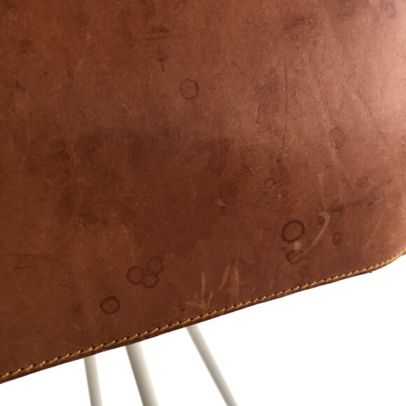 VINTAGE RALPH LAUREN TOTE OVERNIGHT BAG FLORAL LEATHER CANVAS - Picture 10 of 11